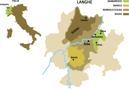 Barbaresco Map